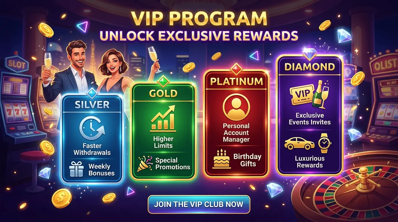 VIP Programm bei Vegaz casino
