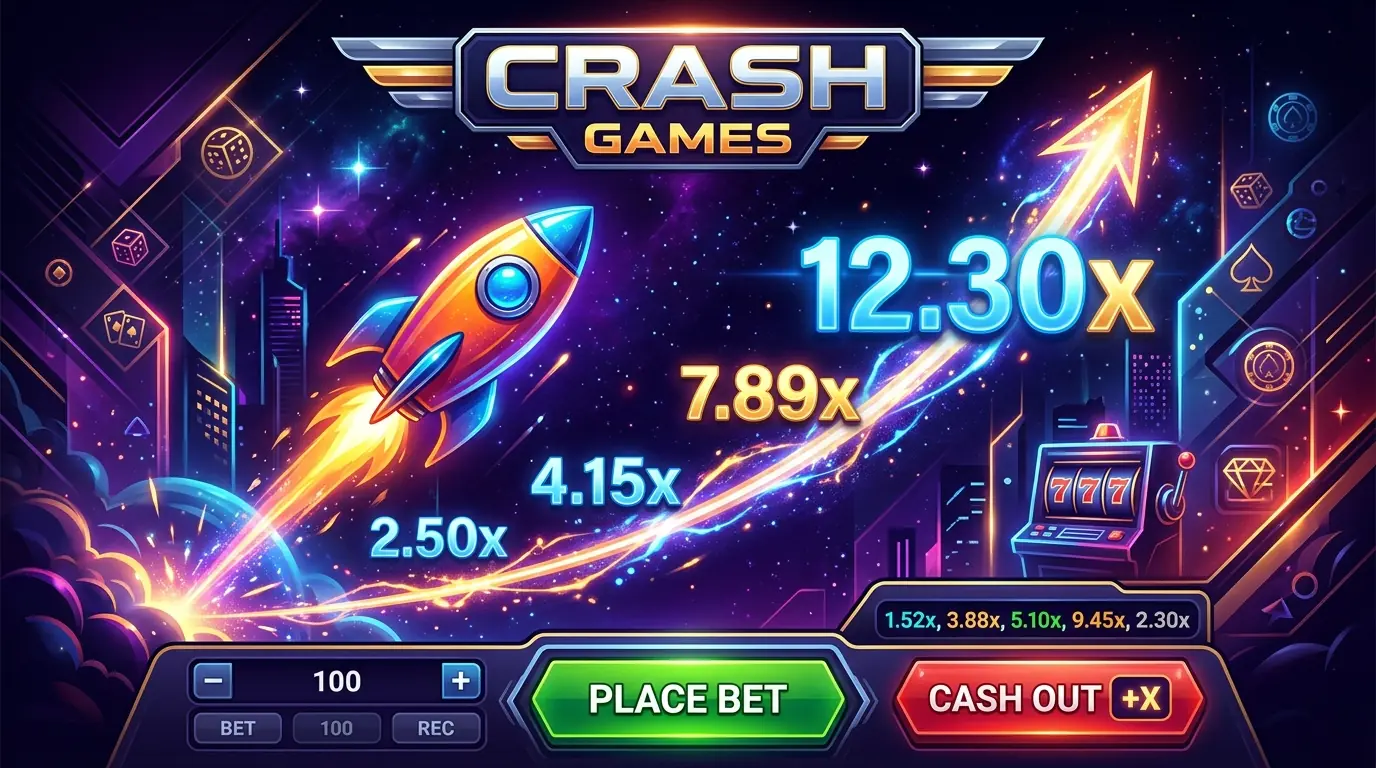 Crash Games Vegaz casino